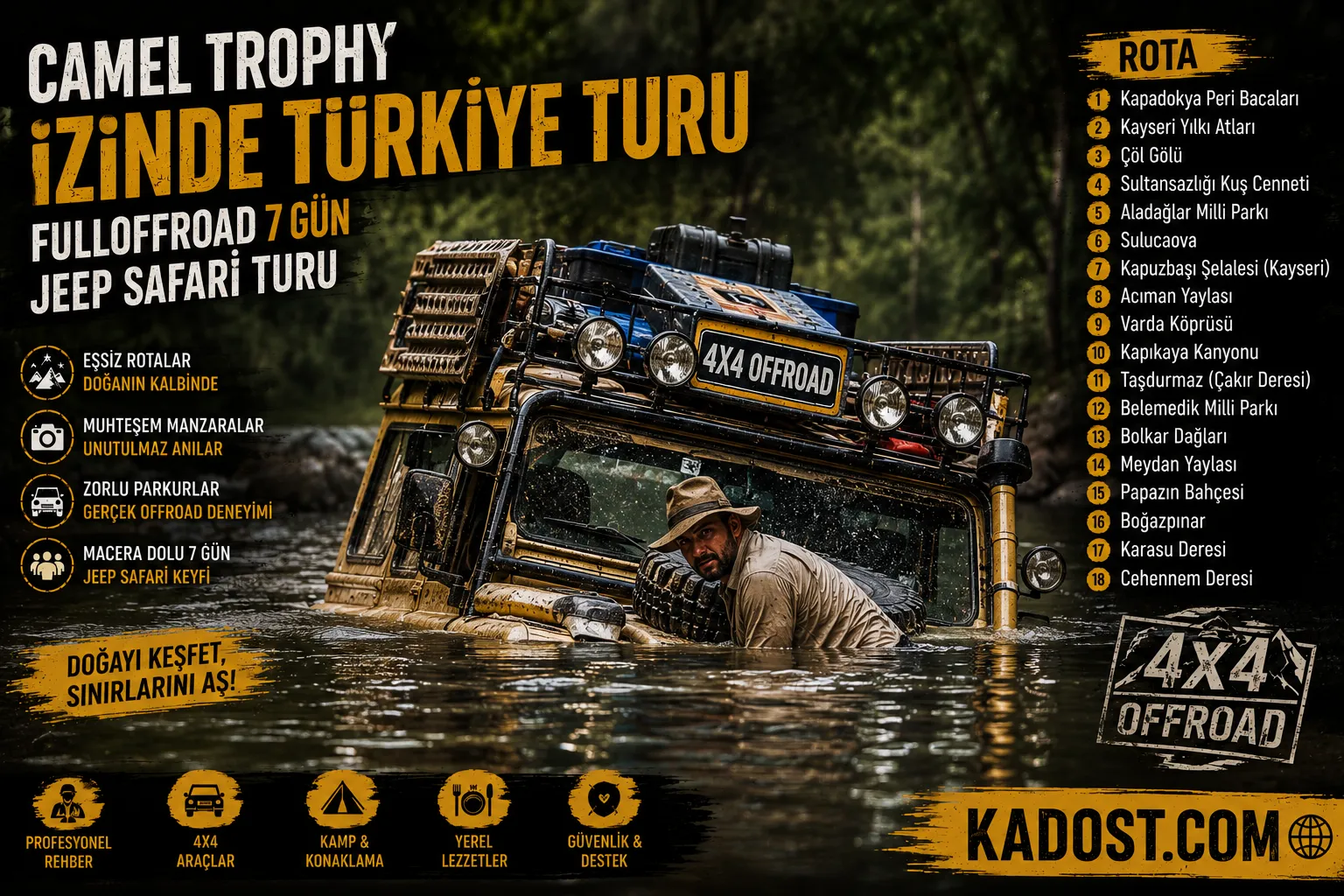 Camel Trophy İzinde Türkiye Turu - Fulloffroad 9Gün
