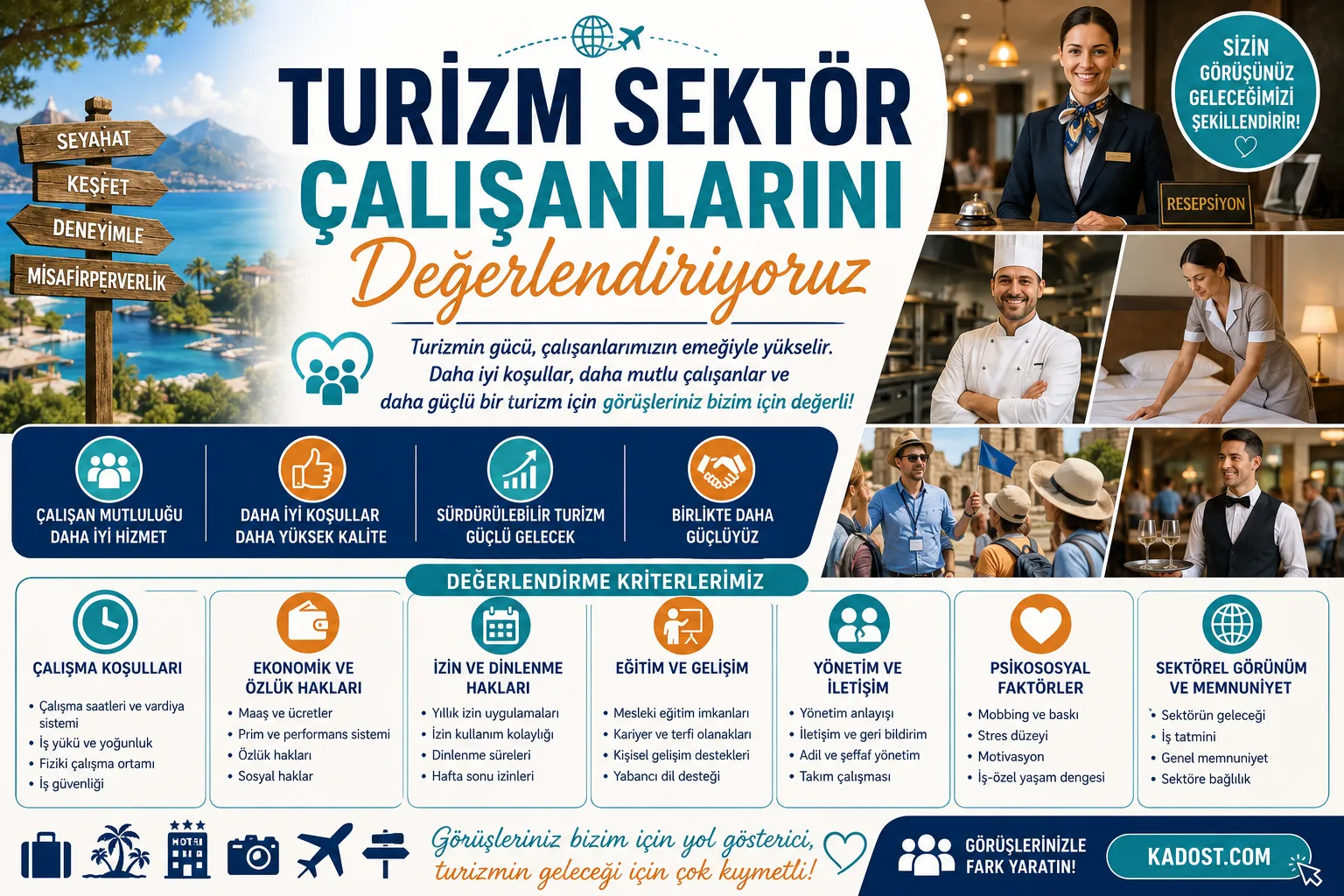 Turizm Sektör Çalışanlarını Değerlendir