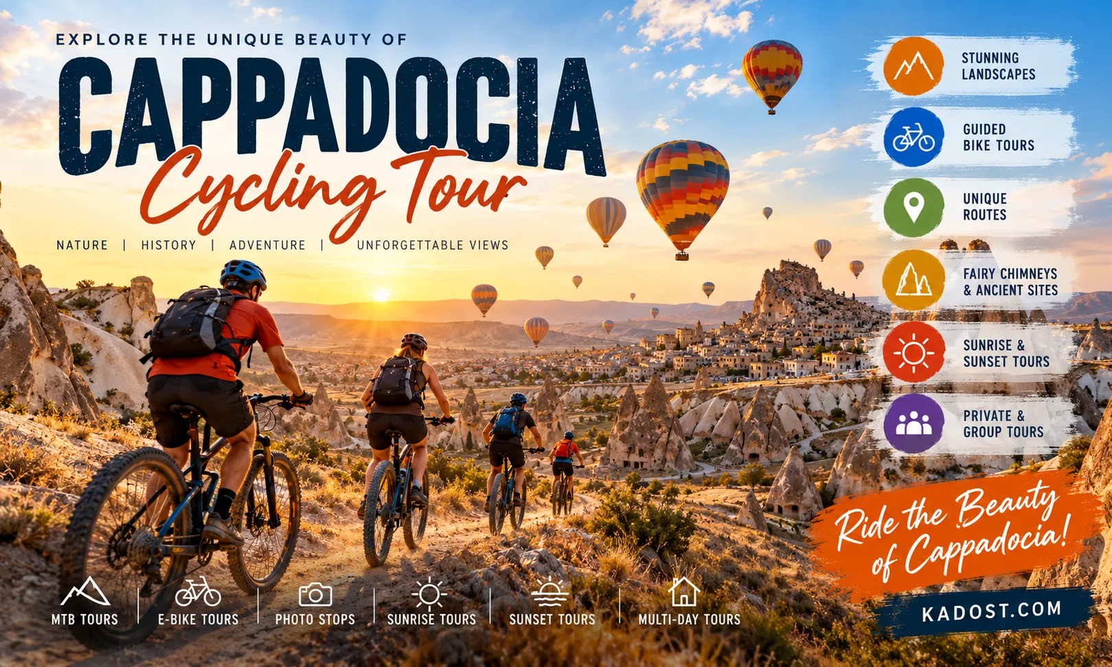 Kapadokya Bisiklet Turu, Cappadocia Cycling Tour, Cappadocia Bike Tour, Kapadokya MTB Turu