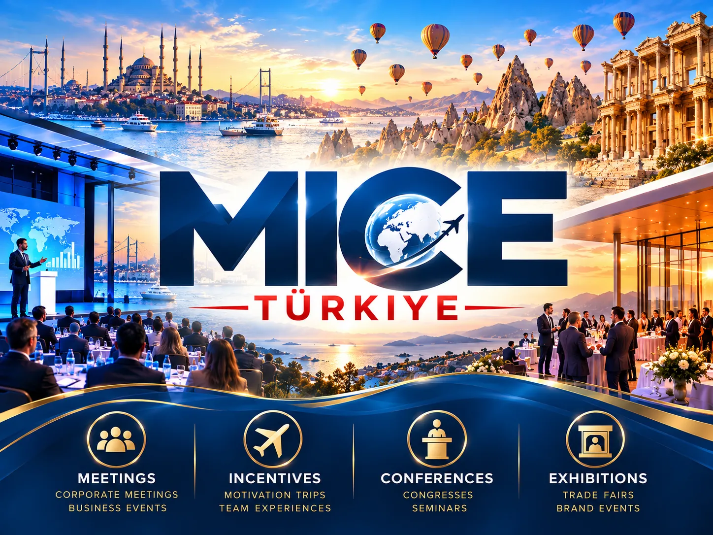 MICE TÜRKİYE, Kurumsal Organizasyon, Toplantı, Kongre, Fuar, Reklam, Tanıtım ve Lansman Hi
