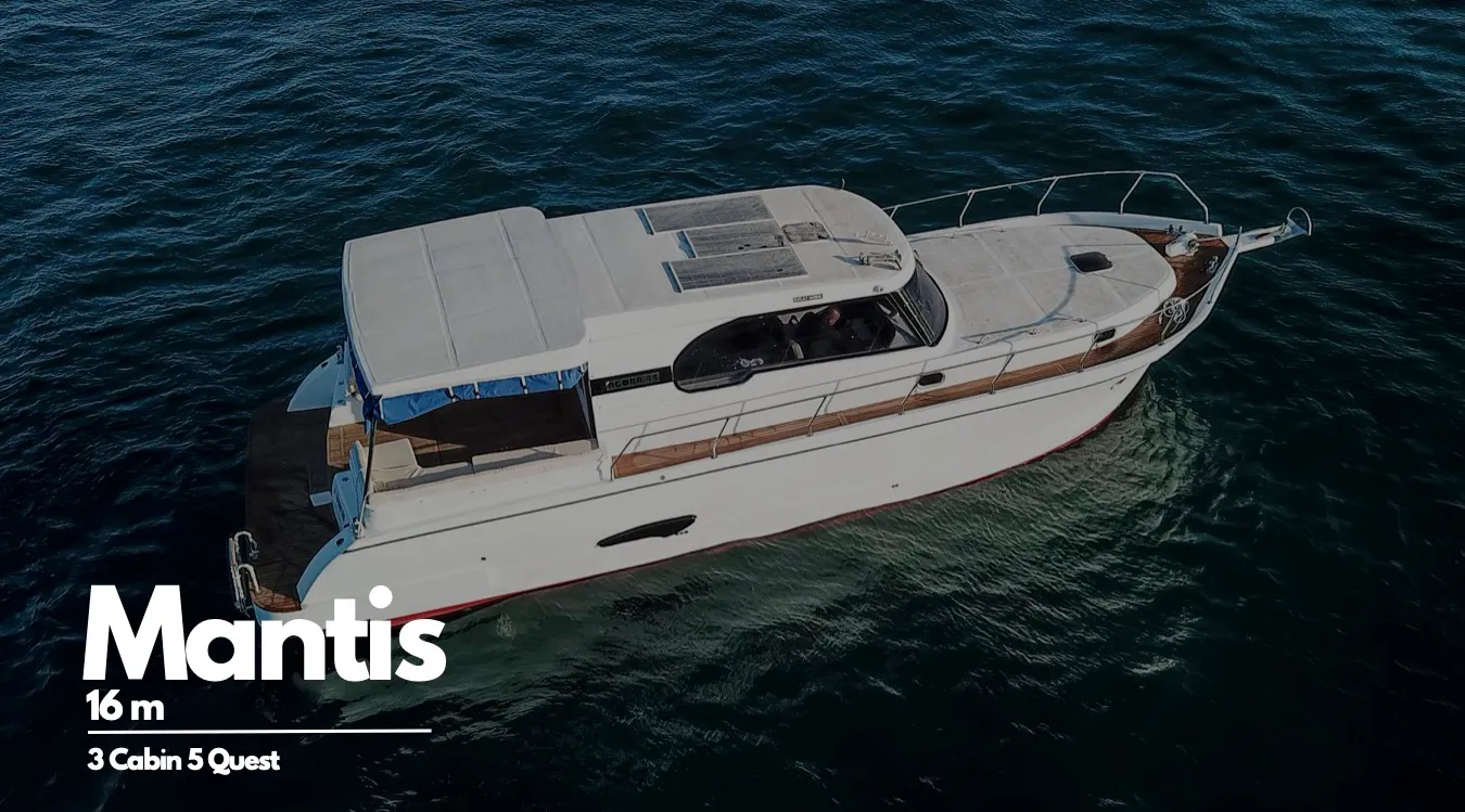 Bodrum Yat Kiralama - Mantis Motoryat 16M.