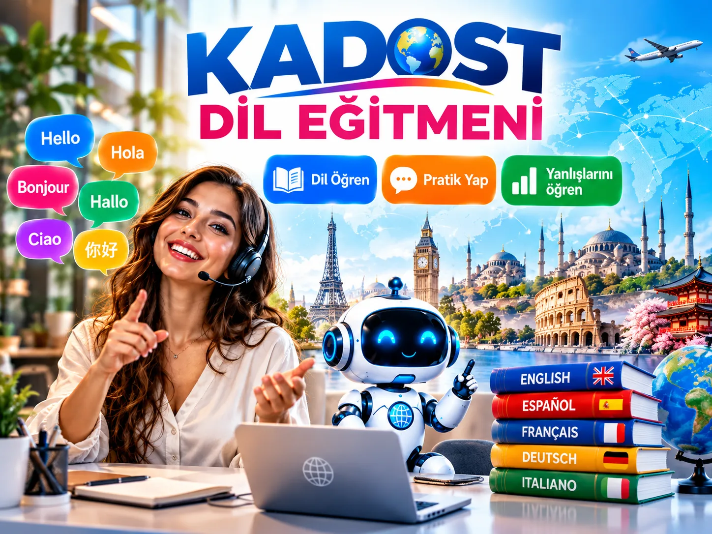 Kadost AI Dil Eğitmeni