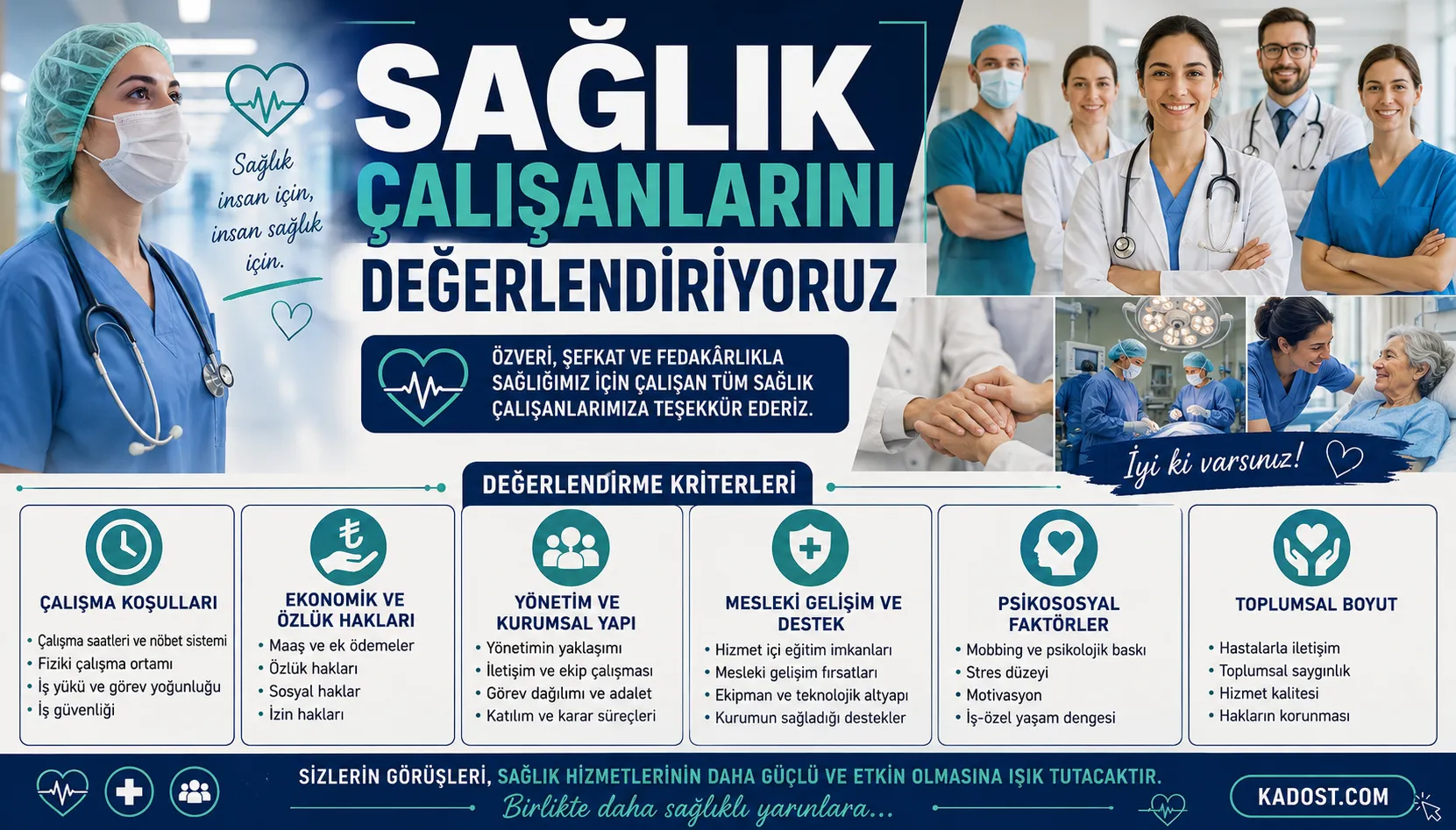 Sağlık Çalışanlarını Değerlendir 