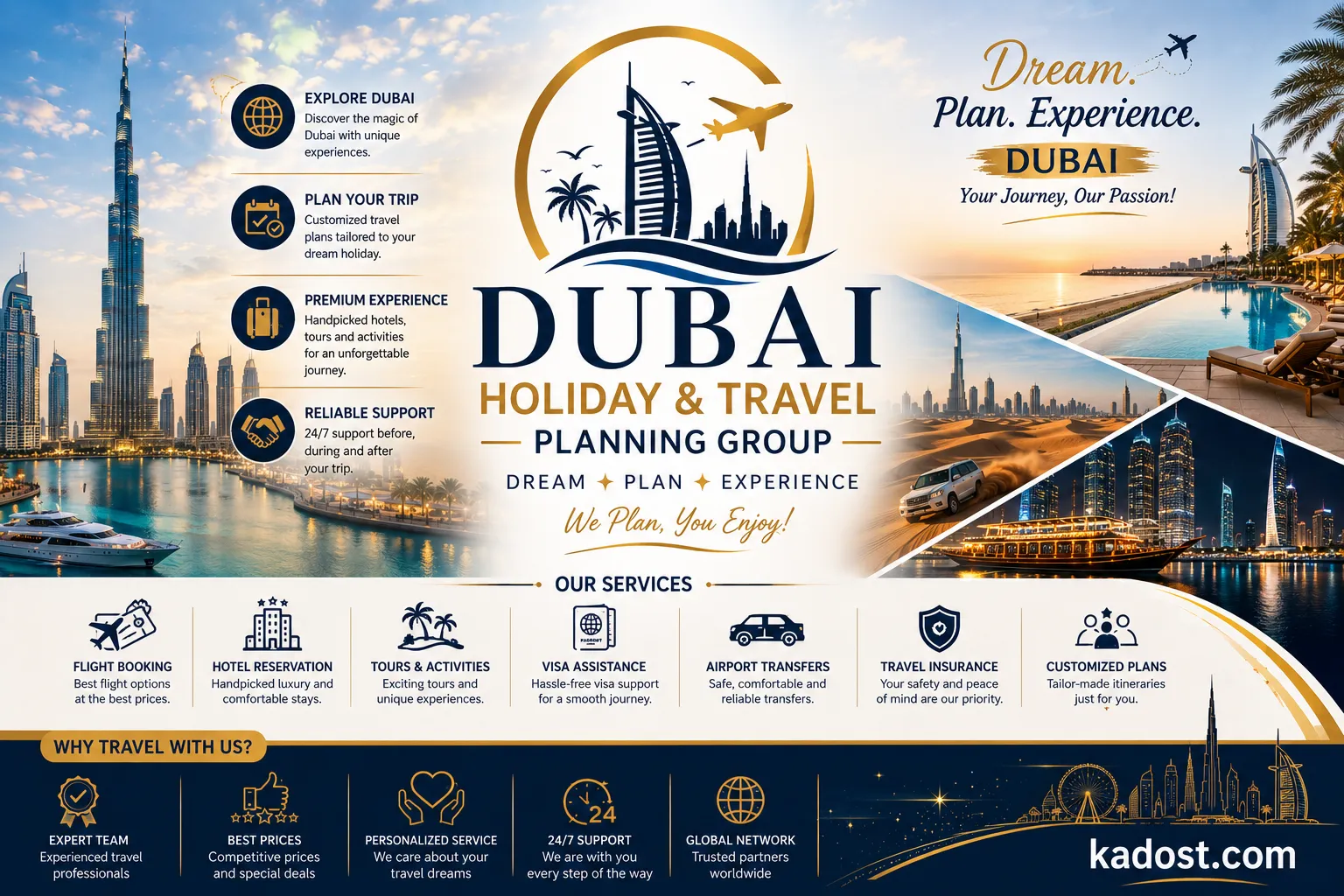 Dubai Tatil, Seyahat Planlama Grubu