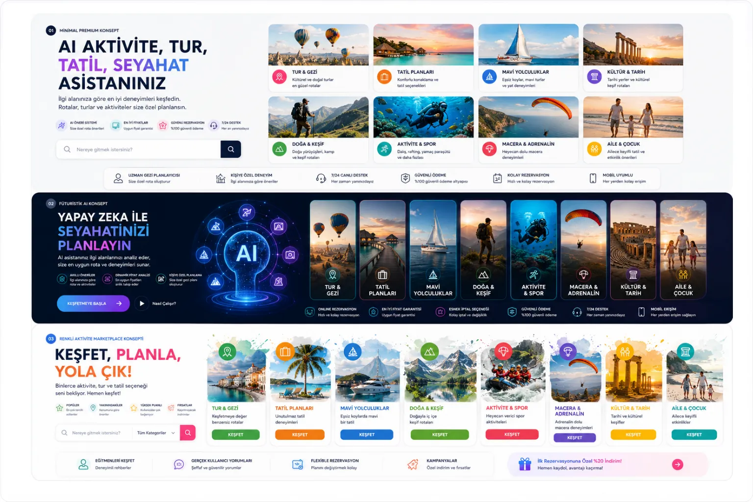 AKTİVİTE/TUR/KİRALAMA