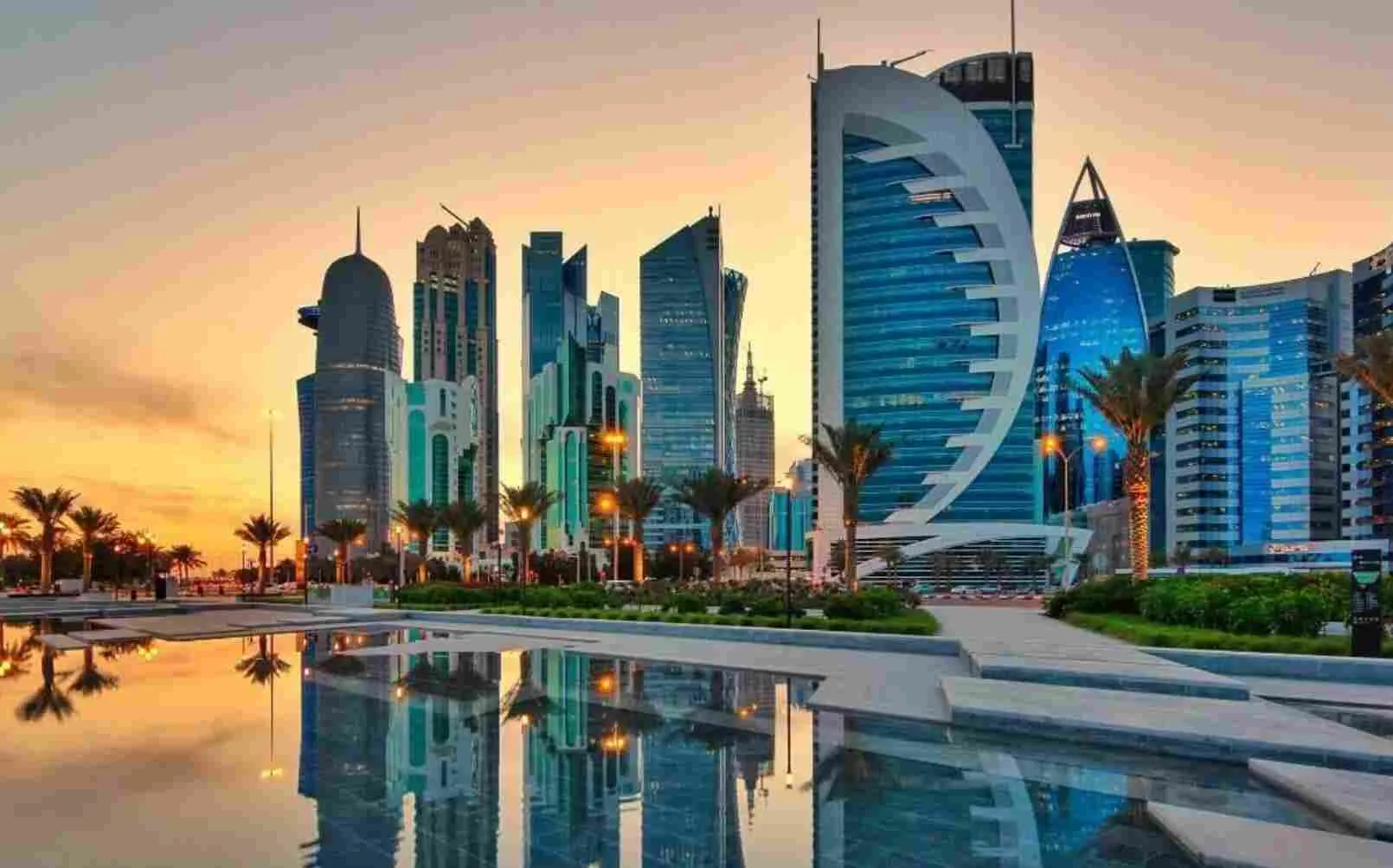 Katar Doha'da bir akşam
