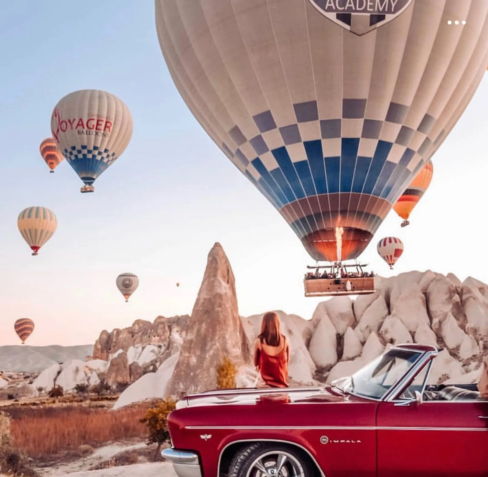 Kapadokya Fotoğraf ve Video Çekimleri için Klasik Araba Kiralama