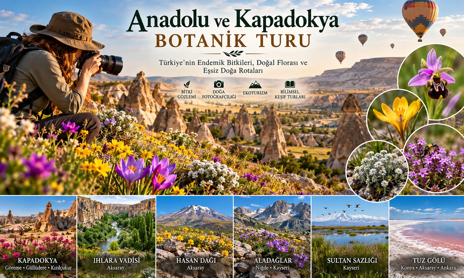 Anadolu Botanik Turu, Kapadokya Botanik Turu, Türkiye Botanik Turu, Cappadocia Botanical T